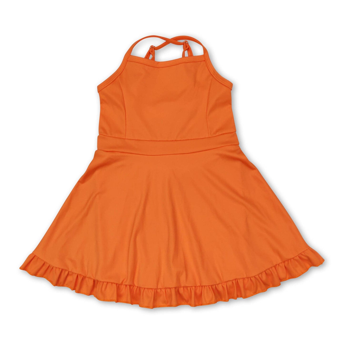 Multi colors kids girls summer athletic dresses