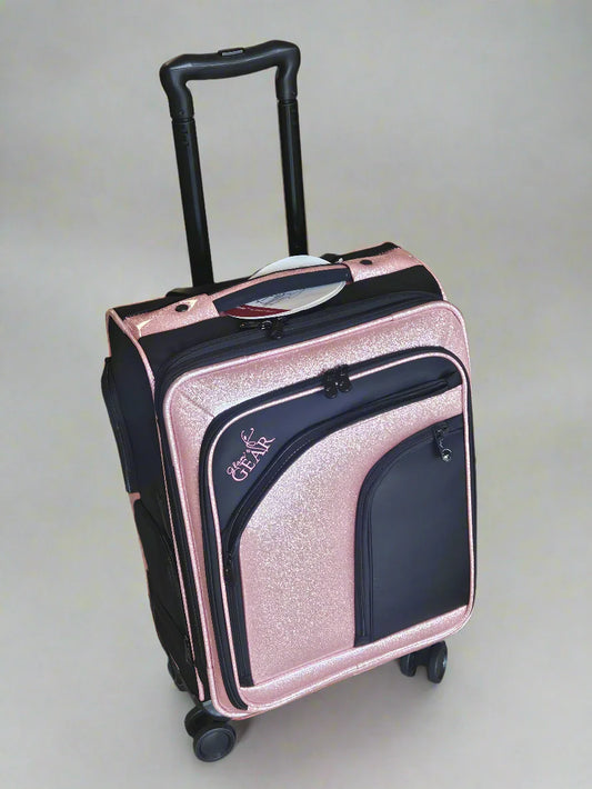 Glam'r Gear® Solo™ Carry-On with uHide® Extendable Garment Rack - Pink