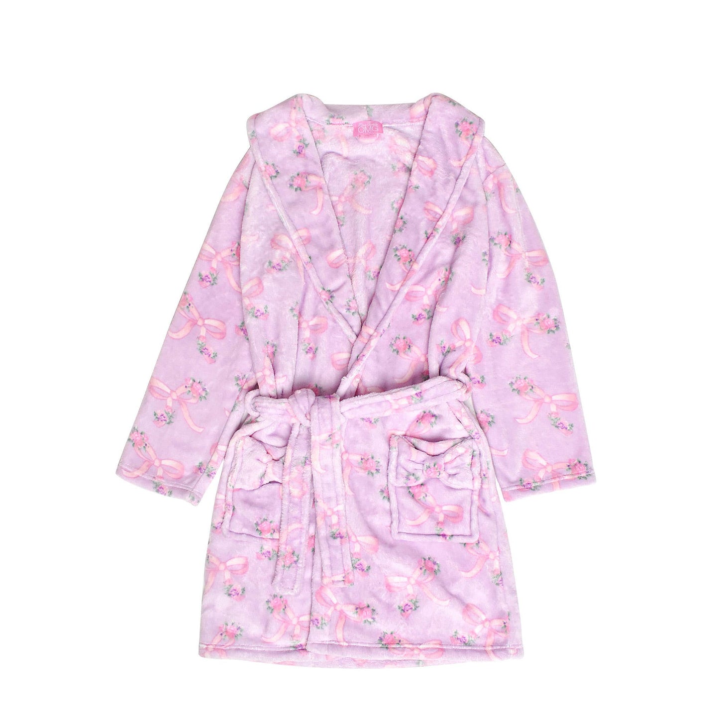 Fleece Printed Bath Robe