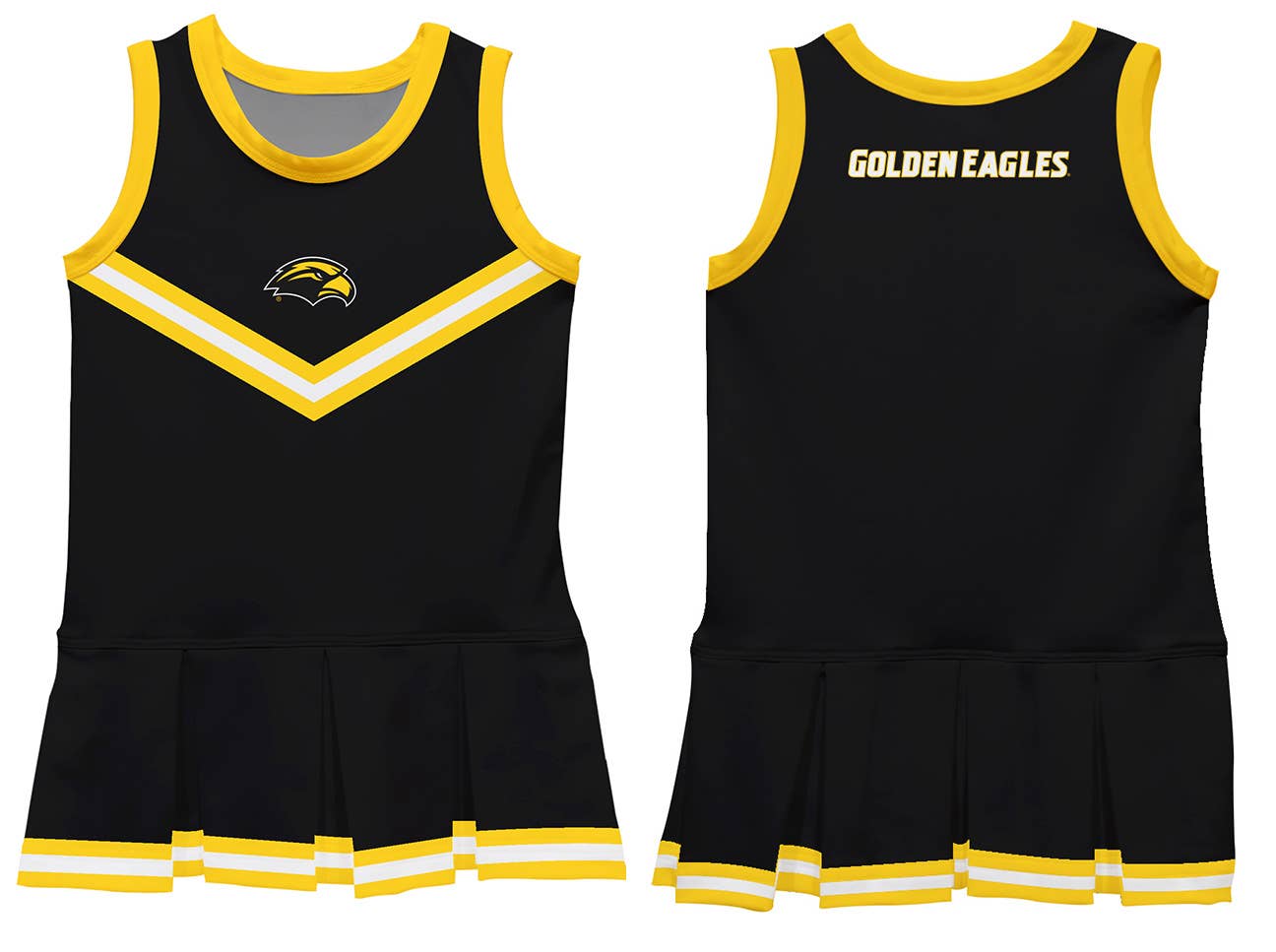 Southern Miss Golden Eagles Sleeveless Cheerleader Dress