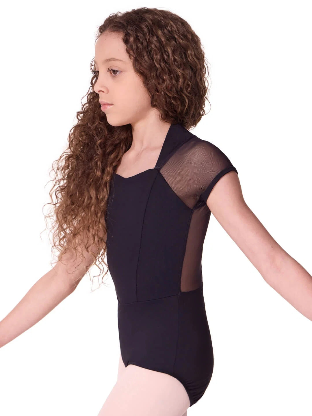 Capezio Soft Elegance Corset Short Sleeve Leotard - Tween EL108T