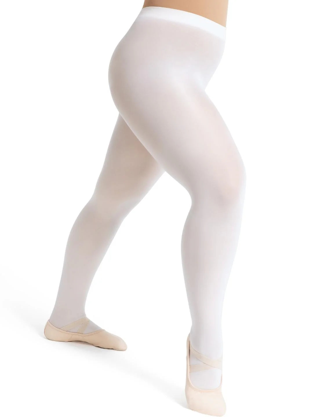 Capezio Ultra Soft Self Knit Waistband Transition Tight - Light Pink