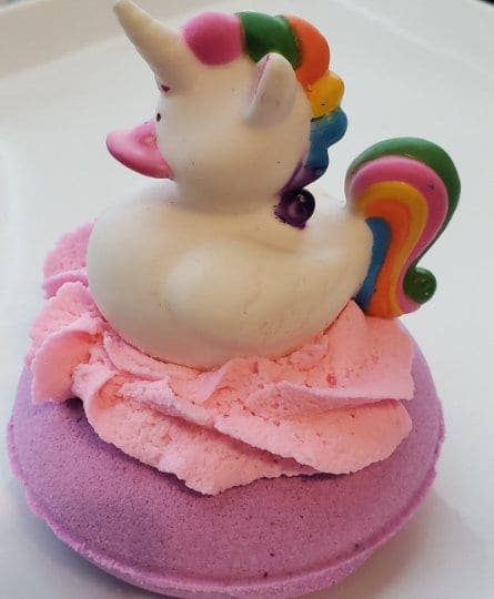 Unicorn Rubber Duck Bath Bomb, Unicorn, Bath Bomb