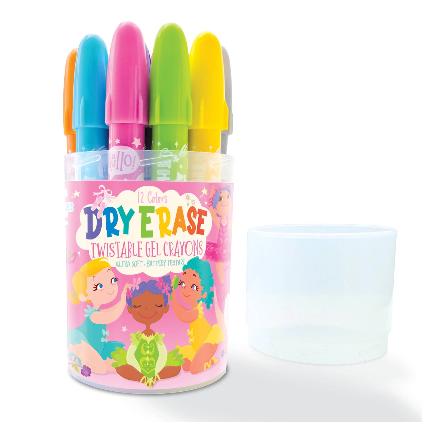The Piggy Story Dry Erase Twistable Gel Crayons for Kids | Pretty Ballerinas