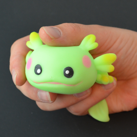 Marshmallow Axolotl Squishy Ball