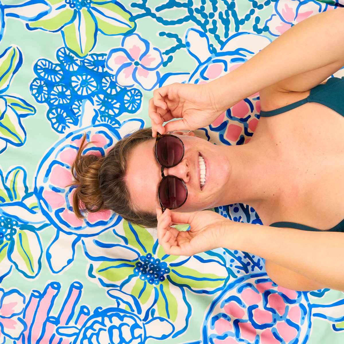The Darling Effect XL Quick-Dry Beach Towel–Coastal Cove