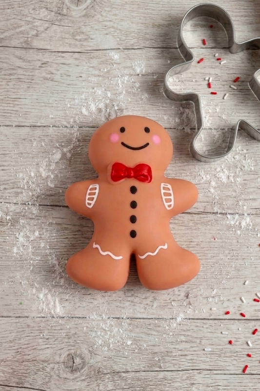 Gingerbread Man Cookie Squishy Toy