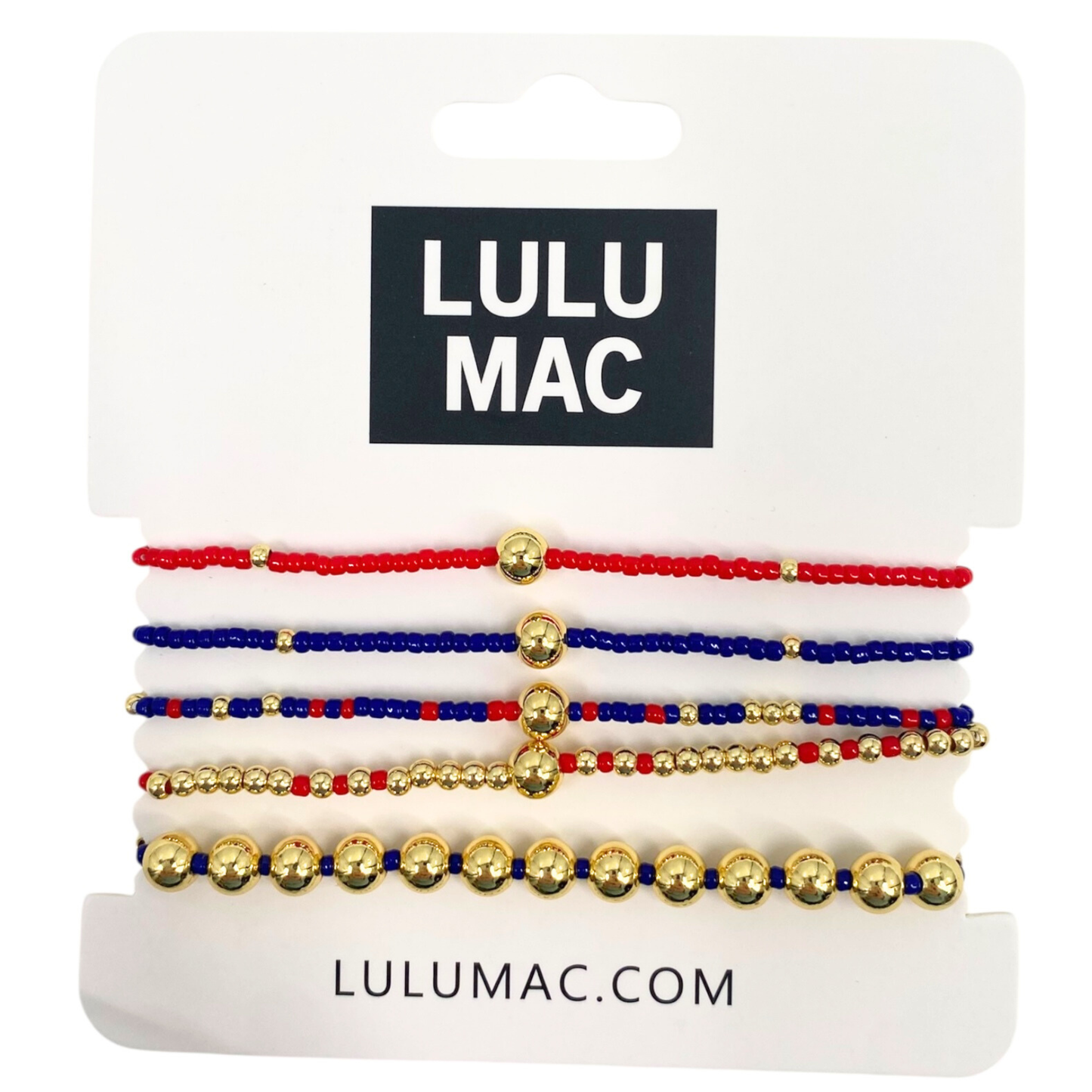 BR-TM-1001 Lulu Mac Red and Navy