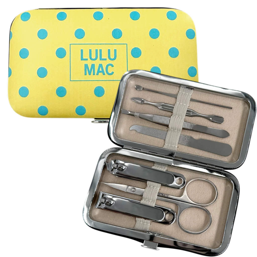 MCPD- Lulu Mac Butter/Blue Dot Manicure Set