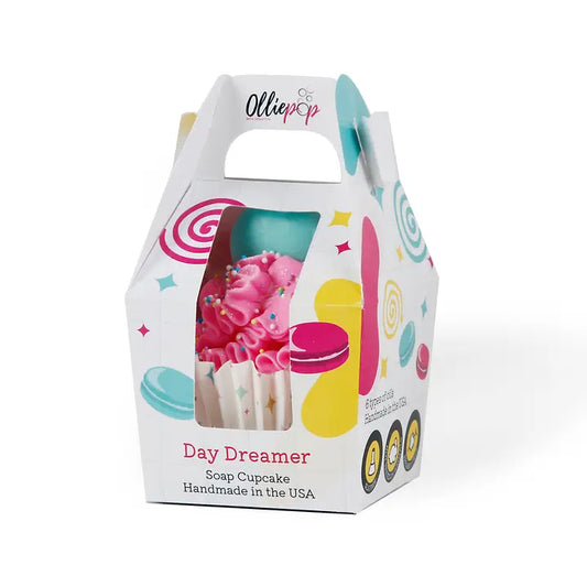 Handmade Day Dreamer Cupcake Soap (Peony Suede)