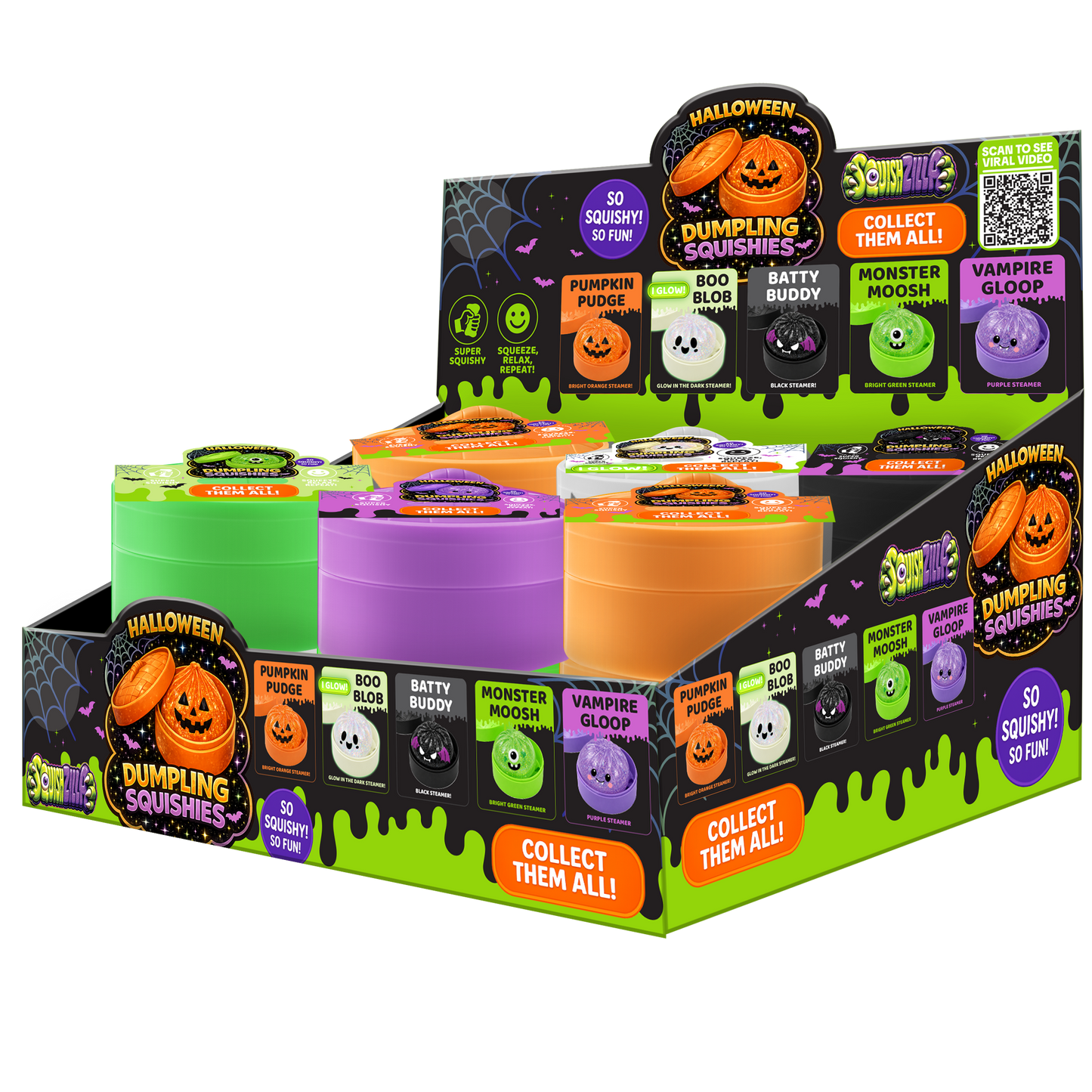 Fun Doh Spooky Mystery Dumpling Squishy Toy