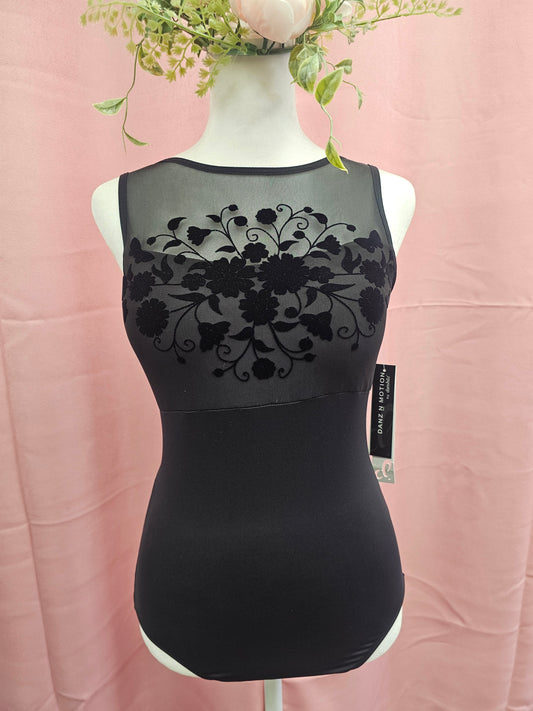Danz N Motion V-Back Floral Leotard